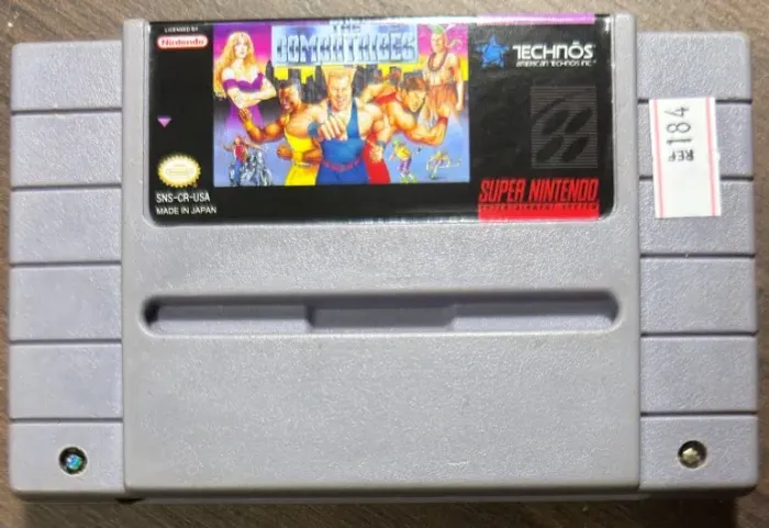 The Combatribes Original SNES Super Nintendo Relabel Frontal