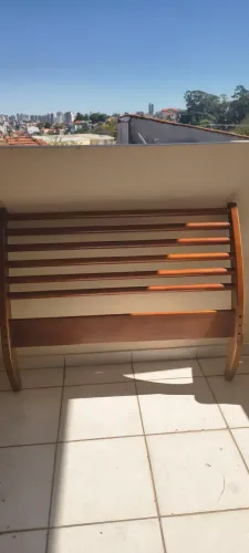 Cama Tok stok de madeira . Solteiro 