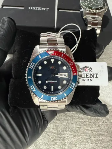 Orient azul automático seminovo com garantia de fábrica