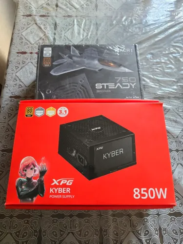 FONTE PC GAMER XPG 850W E GALAX MACH1 750W - NOVAS E NF
