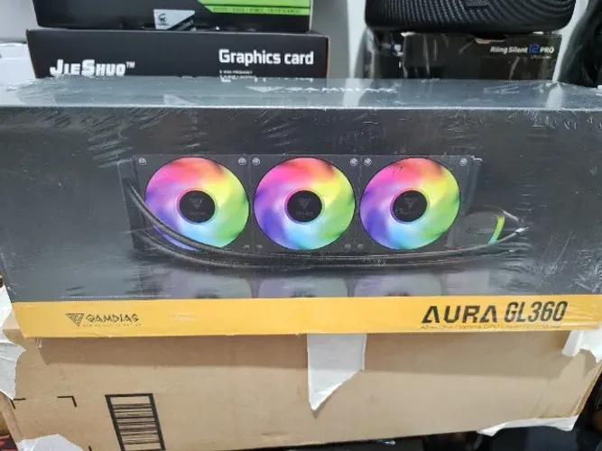 Water Cooler 360mm Gamdias Aura GL360 V2 ARGB (novo e lacrado)