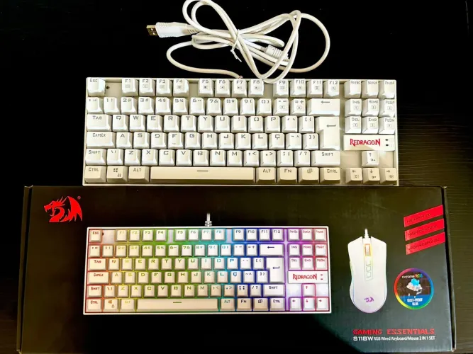 Teclado Redragon Kumara Branco
