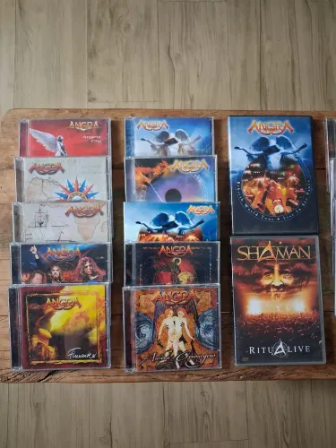 Coleção CDs DVDs Angra - Shaman - Rhapsody - Kiko Loureiro