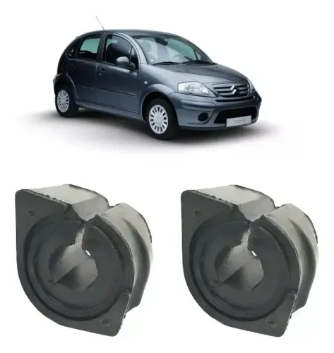 Par Buchas Barra Dianteira Citroen C3 2003-2012