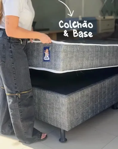 Cama casal molas ensacadas entrega rápida