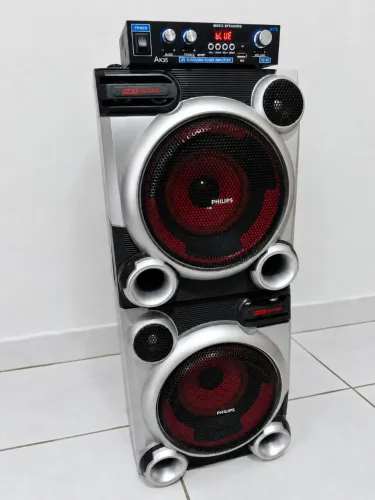 Som residencial com amplificador bluetooth 300w