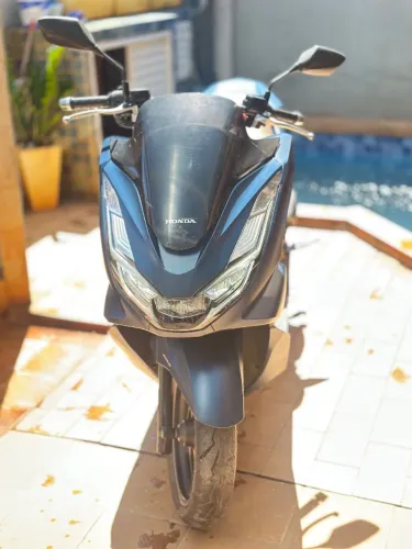 Pcx 160 dlx azul edição limitada