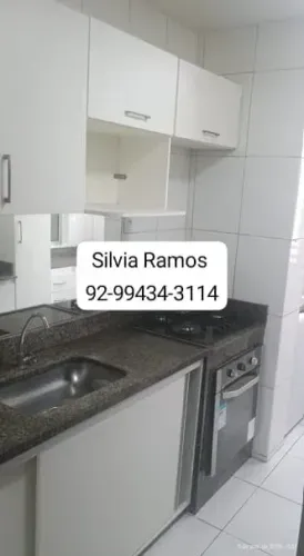 Silvia - Aluguel R$ 4.000,00 100% Mobiliado Condomínio Weekend em Ponta Negra Manaus