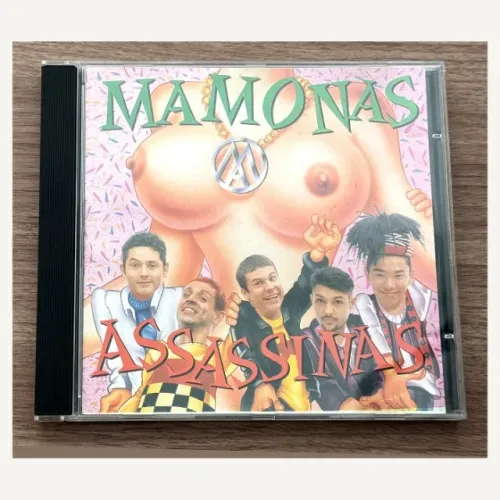 CD Mamonas Assassinas 1995 Original EMI - Encarte Completo e Adesivo Intacto