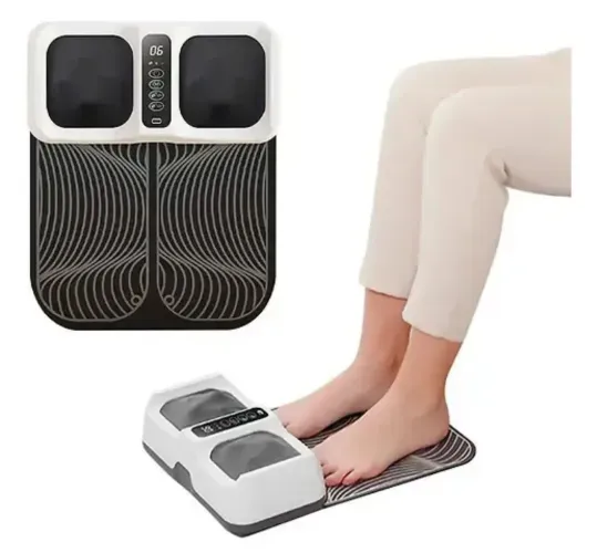Massageador Eletrico Bivolt Para Pés E Pernas Top 6 Niveis