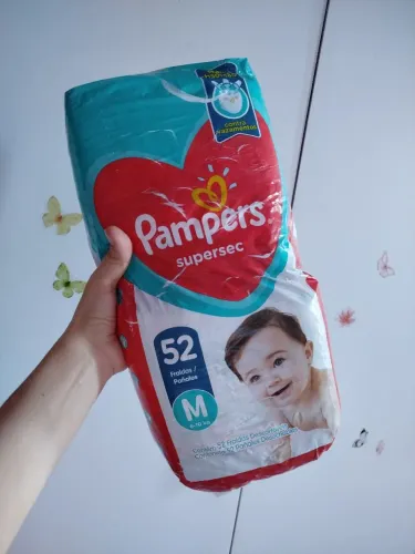 Fraldas Pampers supersec M