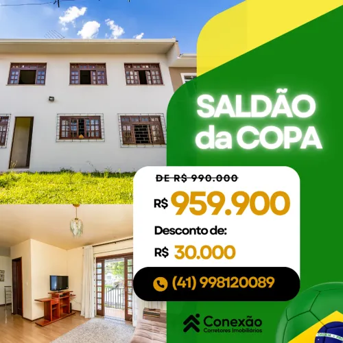 Sobrado para Venda em Curitiba, Bairro Alto, 5 dormitórios, 1 suíte, 5 banheiros, 5 vagas