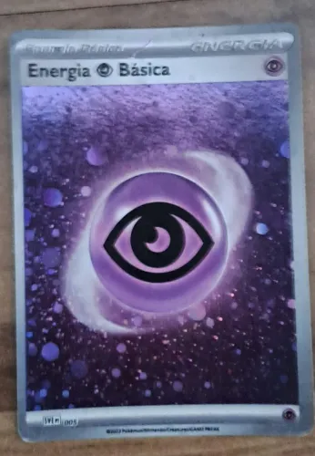 Card Pokémon energia psíquica
