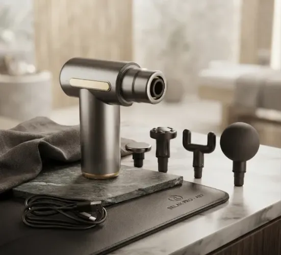 Pistola Massageadora Muscular - Produto Novo