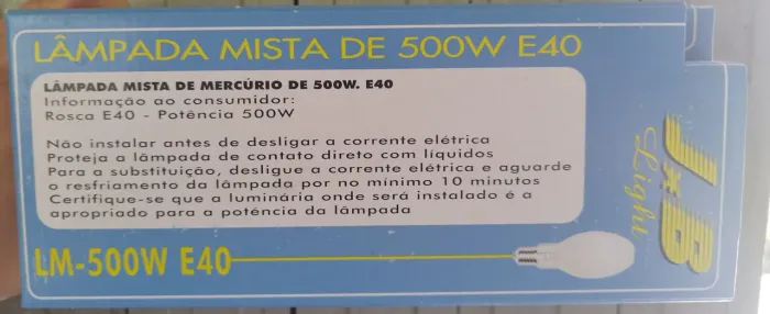 Lâmpada mista 500w E40