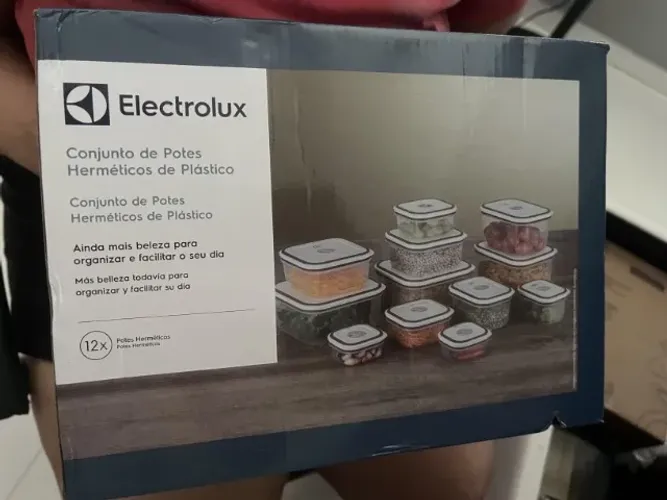kit 12 potes eletrolux lacrados