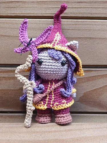 (PRE VENDA)Amigurumi crochê Lulu League of legends