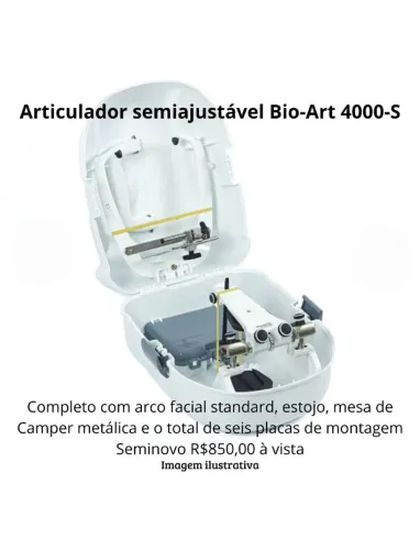 Articulador semiajustável Bio-Art 4000-S COMPLETO
