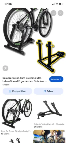 Rolo treinamento bike 