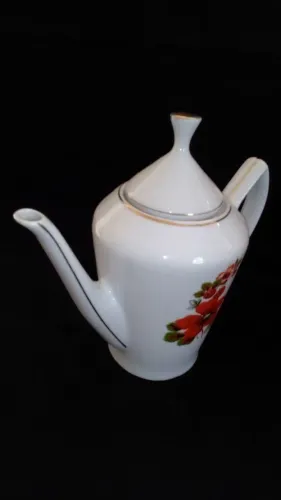 Antigo Bule Para Chá Porcelana Pozzani Jundiaí