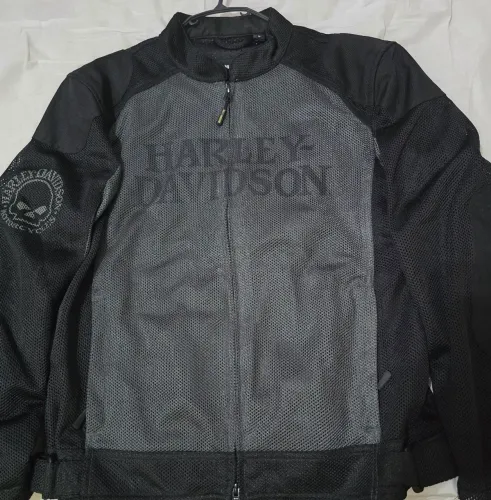 Jaqueta Harley-Davidson® Men's Riding Mesh Jacket ? Willie G. Skull
