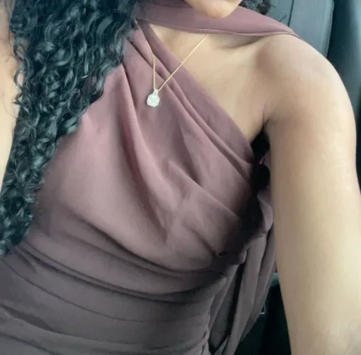 Vestido marrom