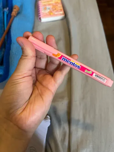 Marca Texto Mentos Fruit Rosa Com Cheirinho!!