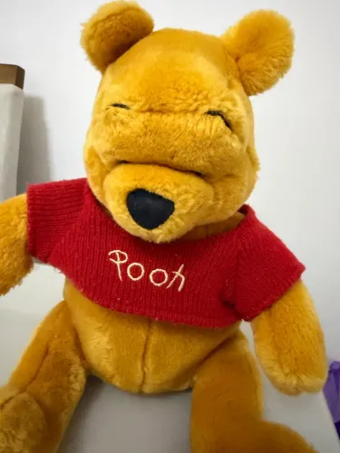 Pelúcia Urso Pooh 29cm Original Disney Usado Bom Estado