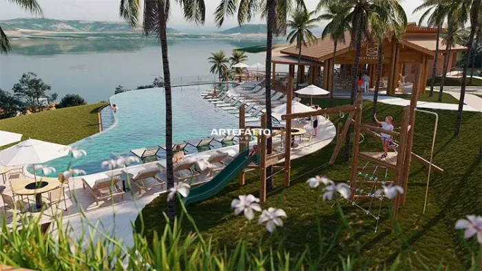 VENDE-SE TERRENO NO CONDOMÍNIO ANGRA RESIDENCE JAGUARA