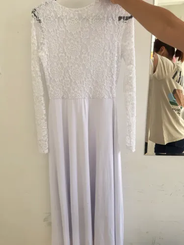 Vestido branco longo