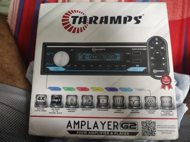 Rádio Taramps G2 novo ($500)