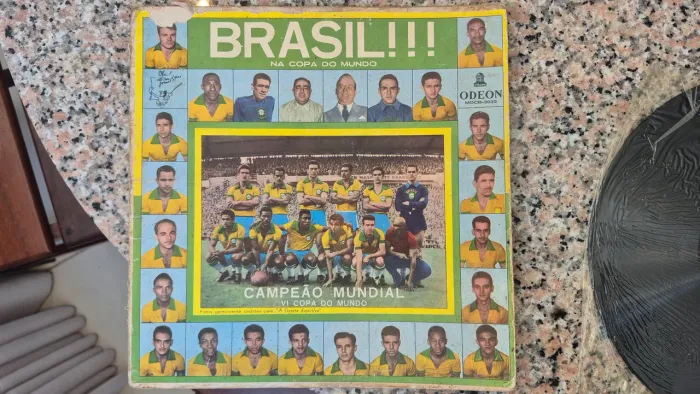 Disco de vinil do Brasil campeão de 1958