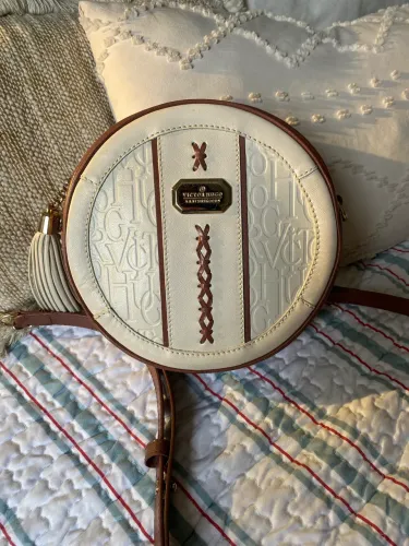 Bolsa Victor Hugo Round Duca off white 