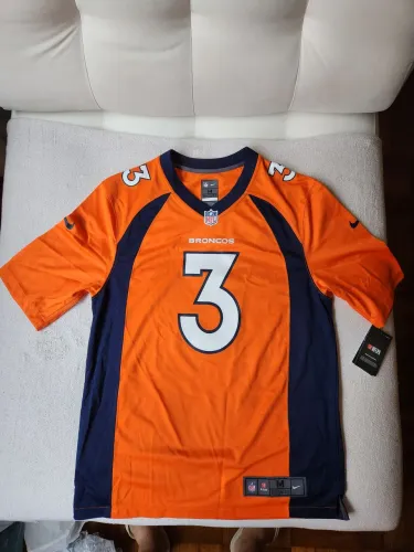 Russel Wilson Denver Broncos Nike Game Jersey - Orange - TAMANHO M