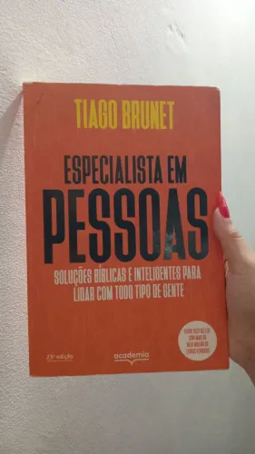 Livro Especialista Em Pessoas