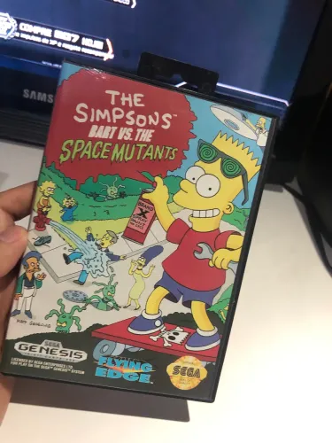 The Simpsons Bart VS Mutants Mega Drive Original sem Manual