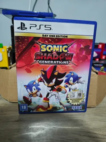 Sonic X Shadow Generations Mídia Física - PS5 - Semi Novo