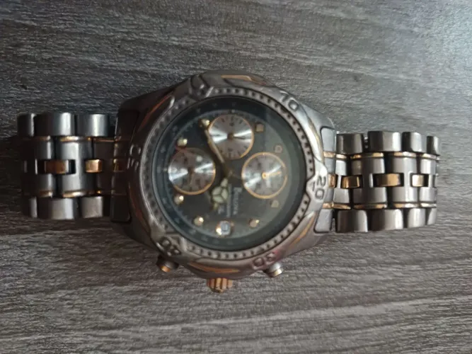 Relógio bulova star marine titaniun
