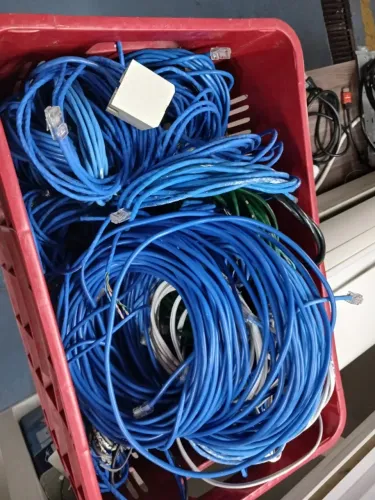 Kit de Cabos e Fios Diversos - HDMI, Rede, Energia, RCA e USB