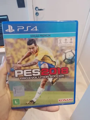 Jogo PS4/PS5 PES 2018 Novo de Loja Zerado 