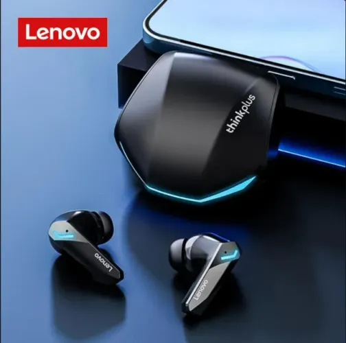 Fone de Ouvido Gamer Sem Fio Lenovo GM2 Pro Bluetooth 5.3, Preto.