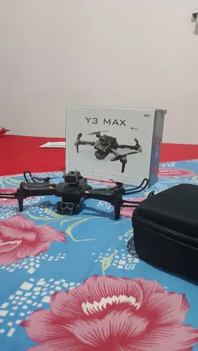 Drone Y3 max novo Na caixa + mala e protetores de elices