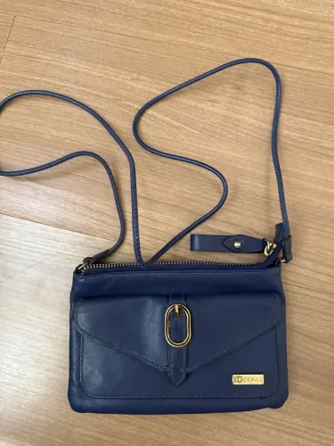Bolsa couro legítimo black bull