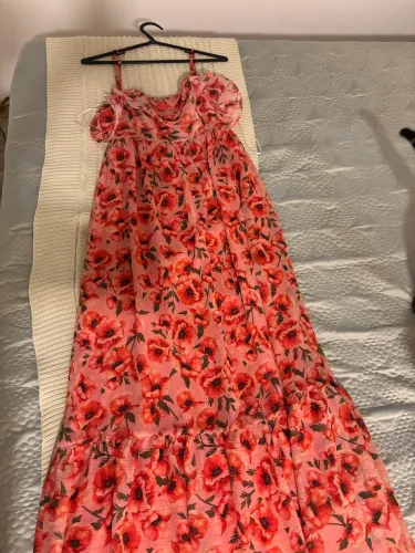 Vestido florido long rise 