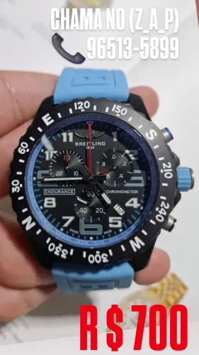 Relógio BREITLING ENDURANCE MULTIFUNCIONAL PULSEIRA AZUL