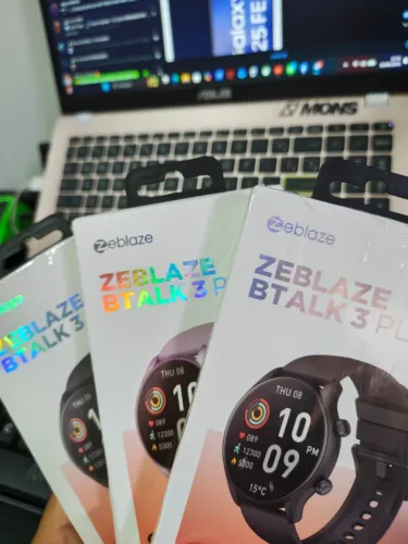 Smartwatch Zeblaze bet Talking três plus relógio inteligente Bluetooth esportivo