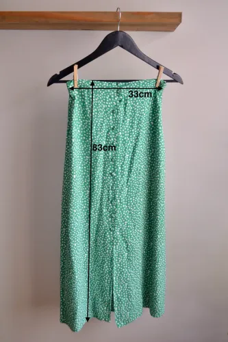 Saia midi floral