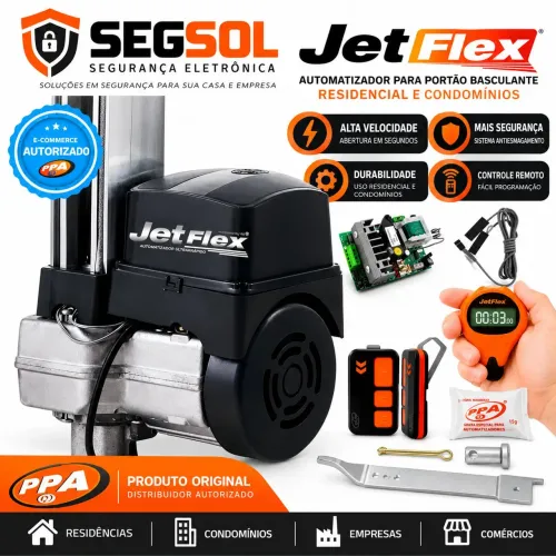 Automatizador JetFlex PPA para Portão Basculante