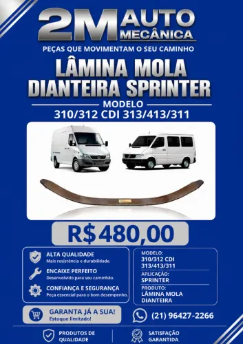 Molas Dianteiras Sprinter