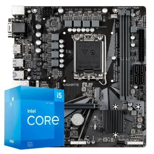 Kit upgrade, Intel i5-12400F, Gigabyte H610M H DDR4, Cooler Intel